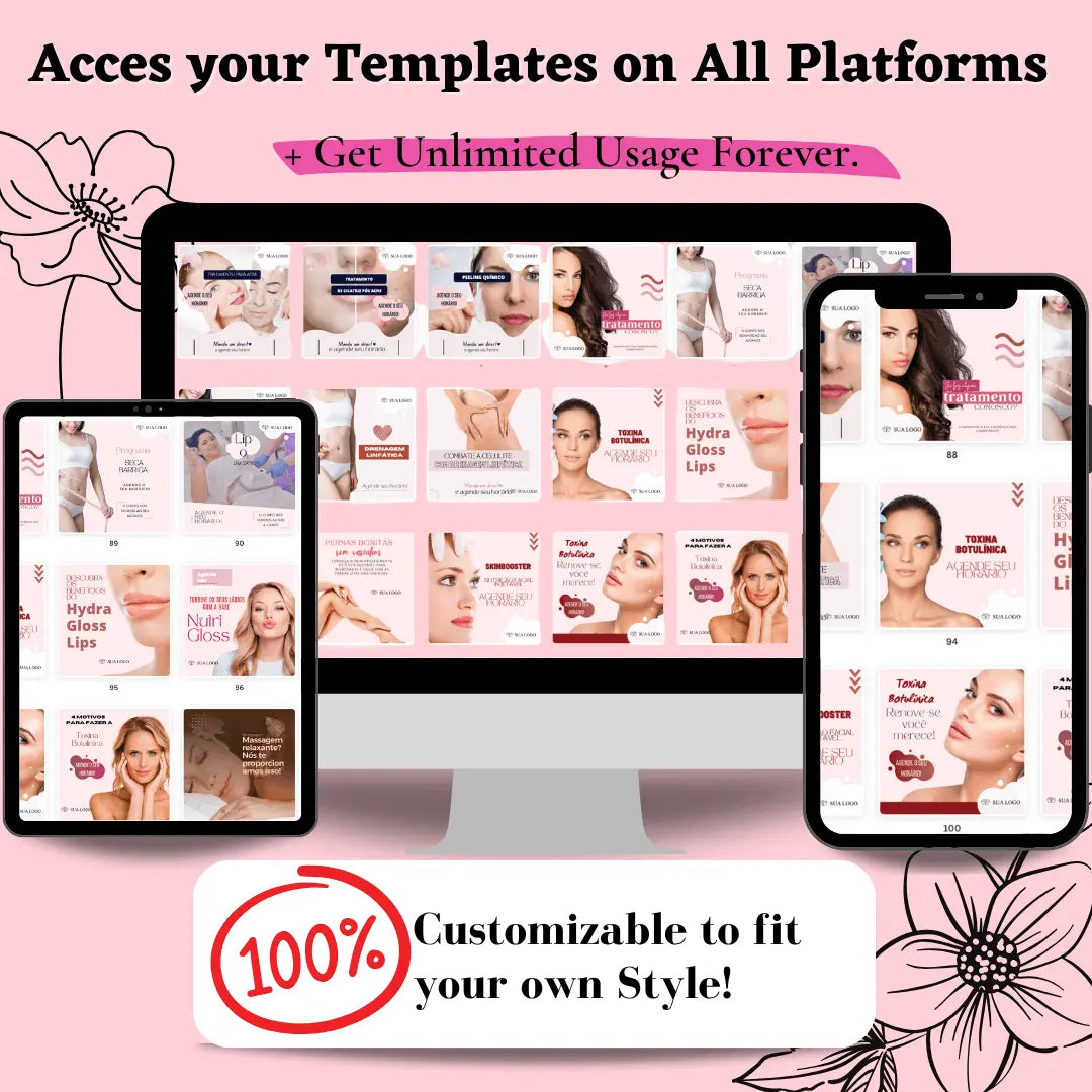 🚀 500+ Stunning Beauty Templates + FREE 50 Black Friday Designs!