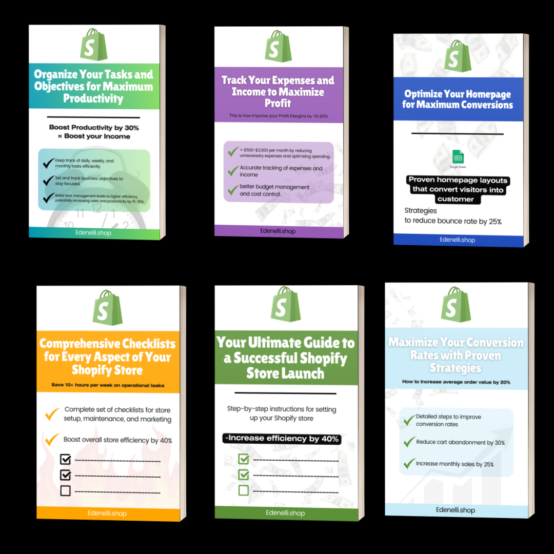 🚀 The Ultimate Shopify E-Commerce Success Kit